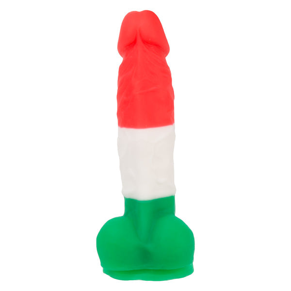 Pure Love® - Tri-Colour Realistic Dildo With Suction Base – 7 In.