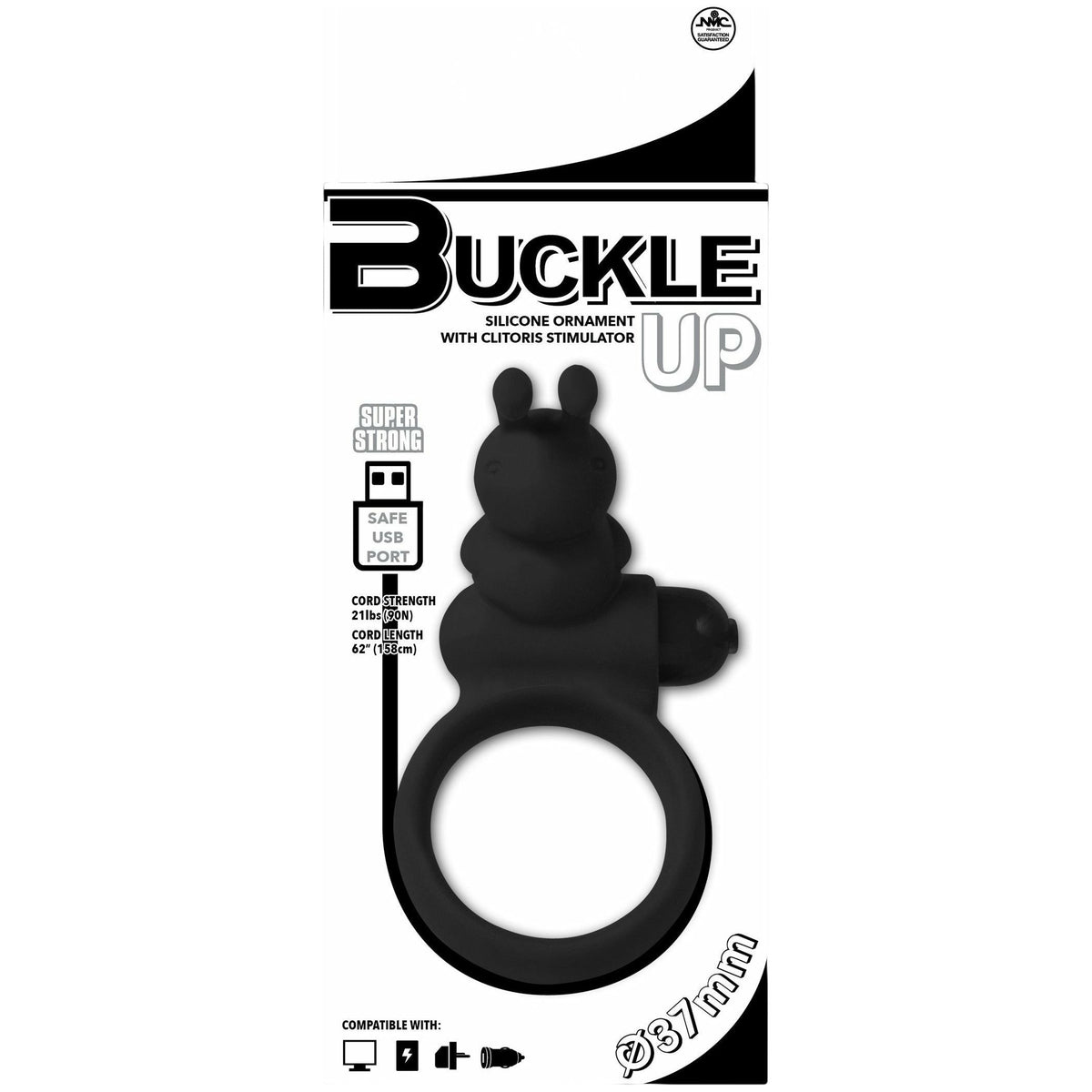 NMC Buckle Up - Vibrating Cock Ring - Black
