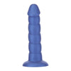 Pure Love® -  8" Twisted Dong - Large - Blue