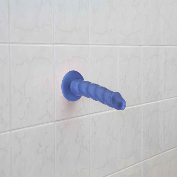 Pure Love® -  8" Twisted Dong - Large - Blue