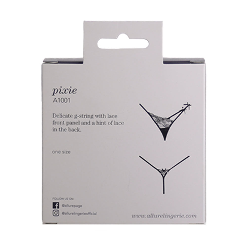 Adore by Allure Pixie Panty – One Size Fits Most – Black