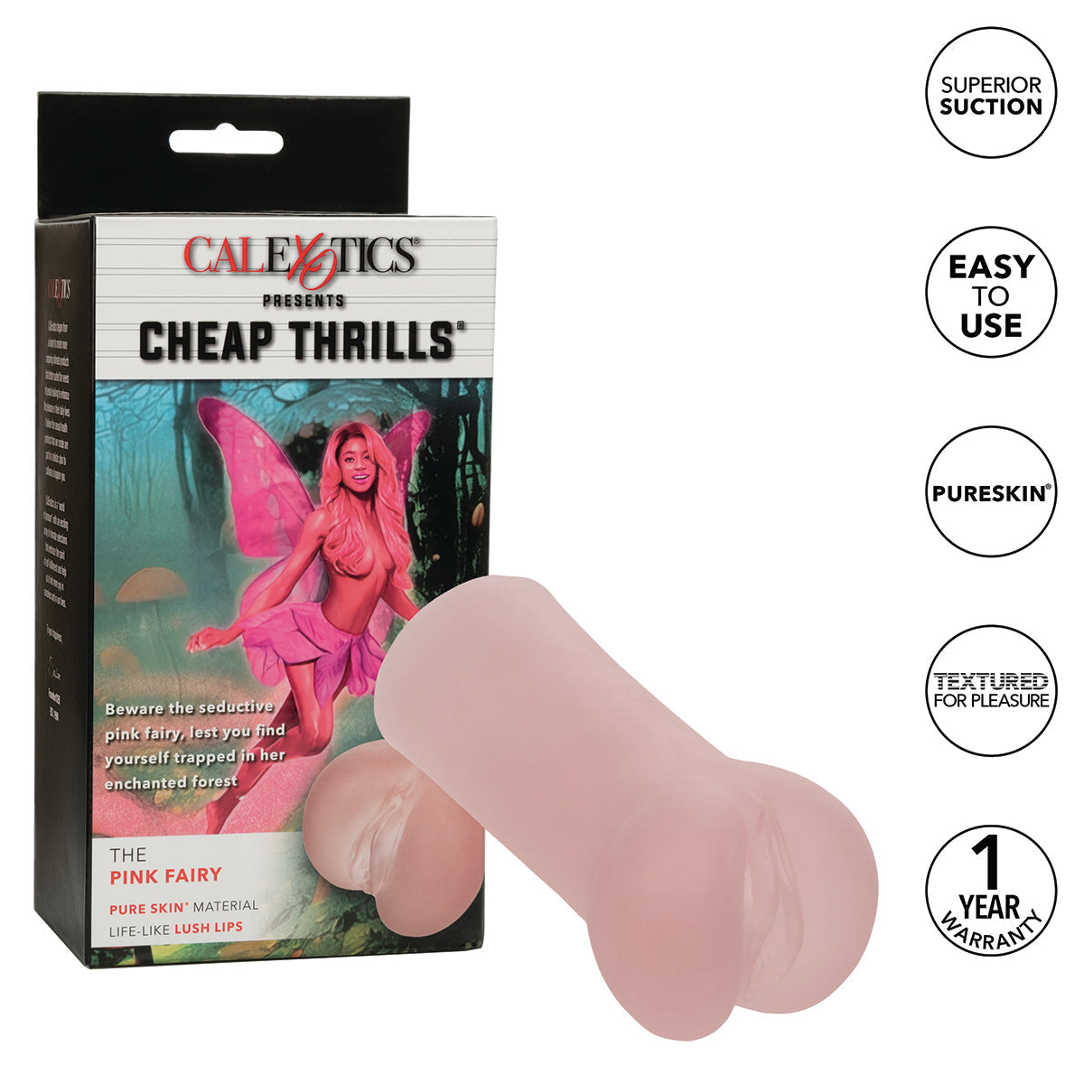 CalExotics® – The Pink Fairy – Vagina Masturbator - Pink
