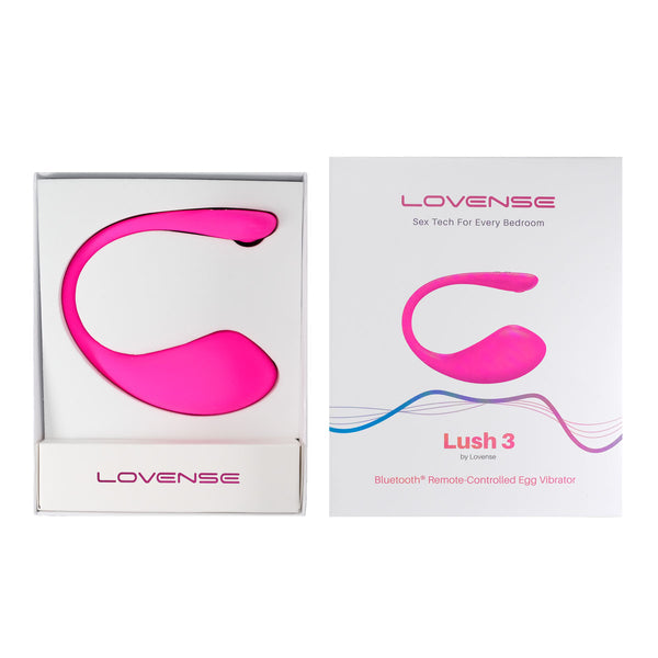 Lovense Lush 3 – Bluetooth Wearable Vibrating Egg – Pink