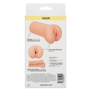 CalExotics® Boundless Vulva – Masturbator – Beige