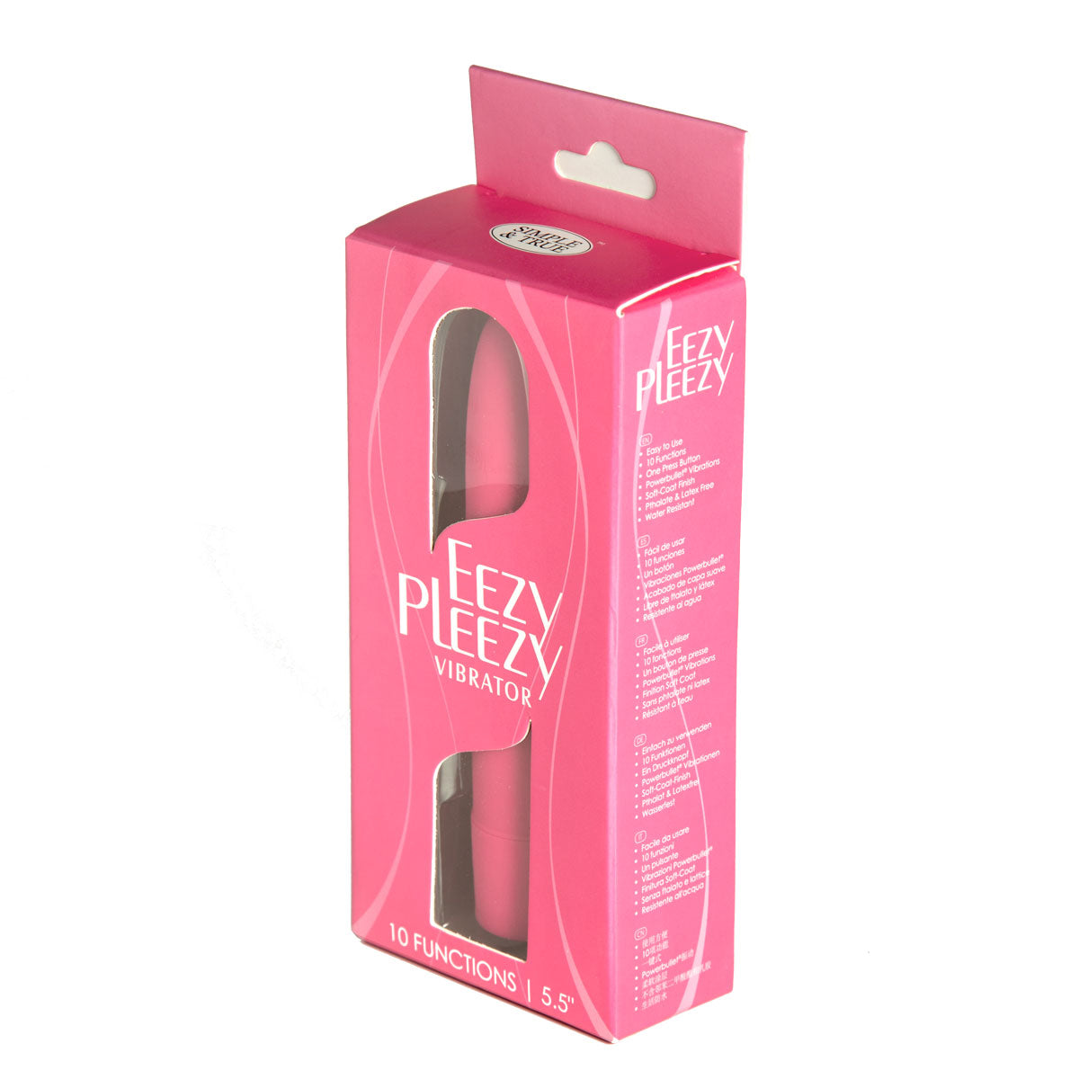 Eezy Pleezy – 5.5" Classic Vibrator – Pink