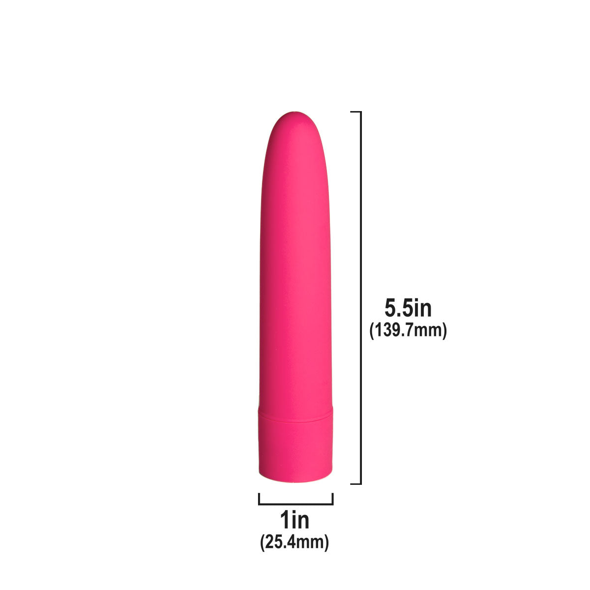 Eezy Pleezy – 5.5" Classic Vibrator – Pink